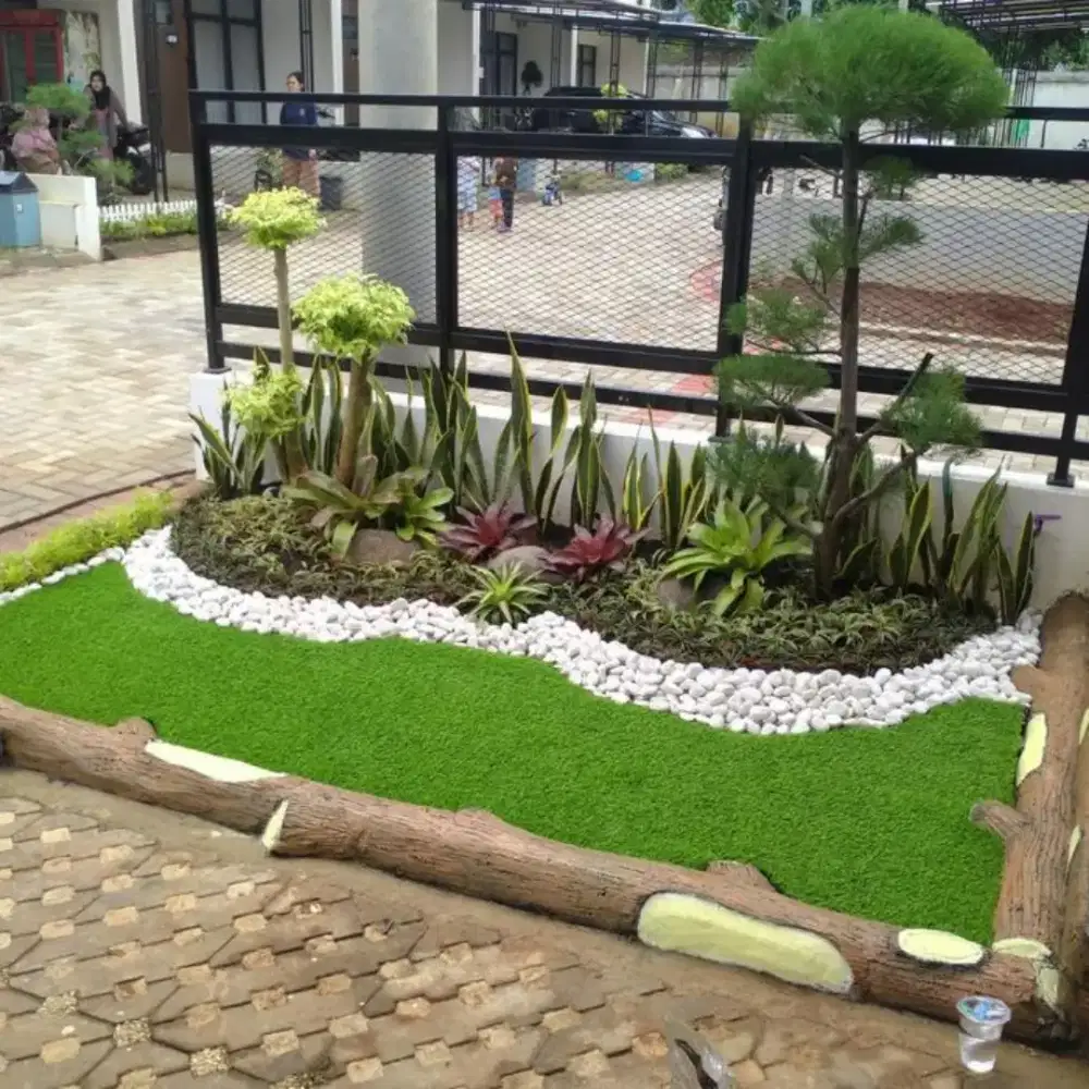 Jasa pembuatan taman rumah minimalis 004