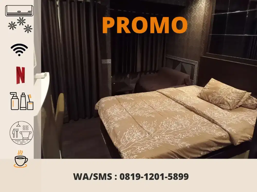 Promo Margonda Residence 5 4 Mares 5 4 Apartemen Harian Transit Depok Murah belakang D'mall Terminal Depok Baru Stasiun