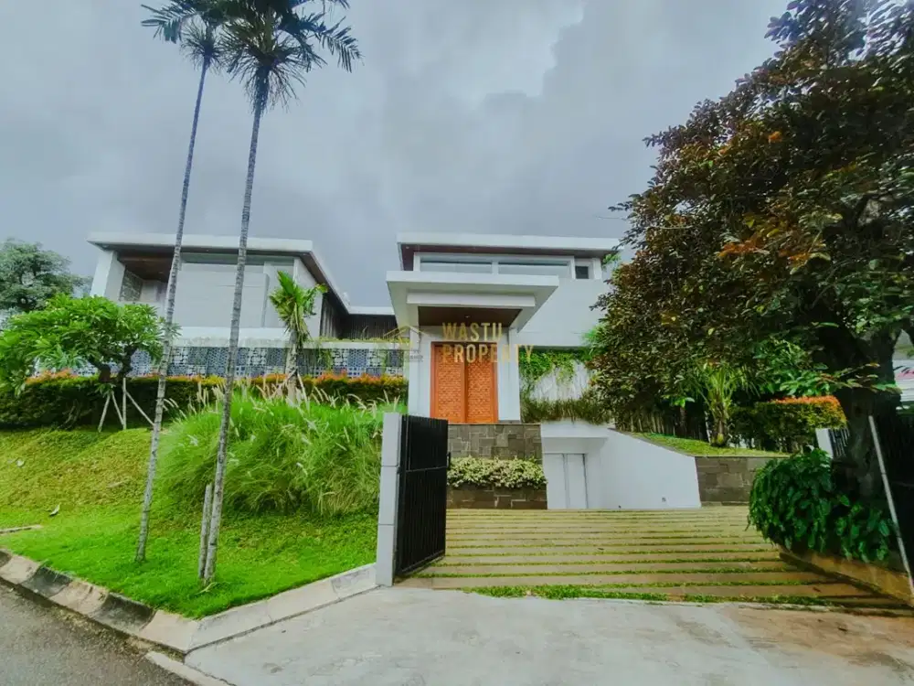 RUMAH MEWAH DESIGN MODERN TROPIS DI PONDOK INDAH, JAKARTA SELATAN