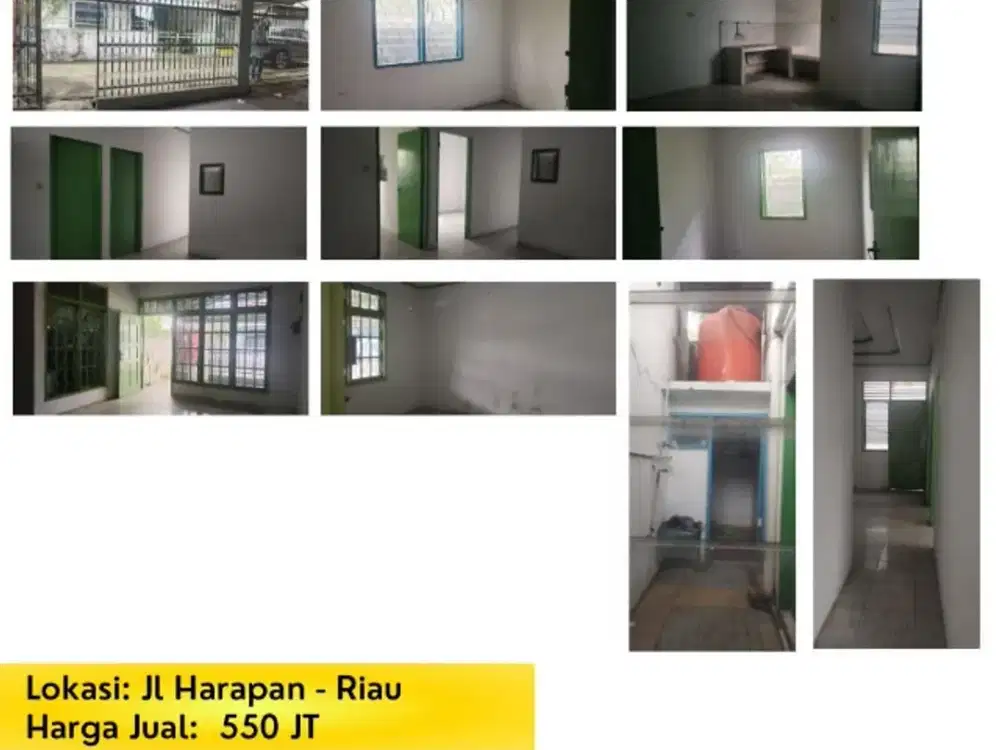 Dijual Rumah Daerah Harapan Tengah Kota Riau - Jalur Naga