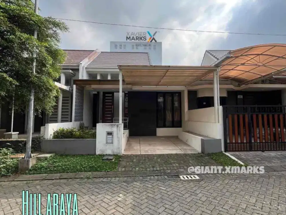 Rumah Modern Nyaman dekat Binus di Brassia Hill Araya Malang