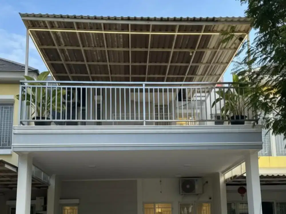 441. Dijual Rumah 2 Lantai Modern Di Cluster Adara Harapan Indah Setia Asih Tarumajaya Bekasi Full Furnished Bebas Banjir Siap Huni