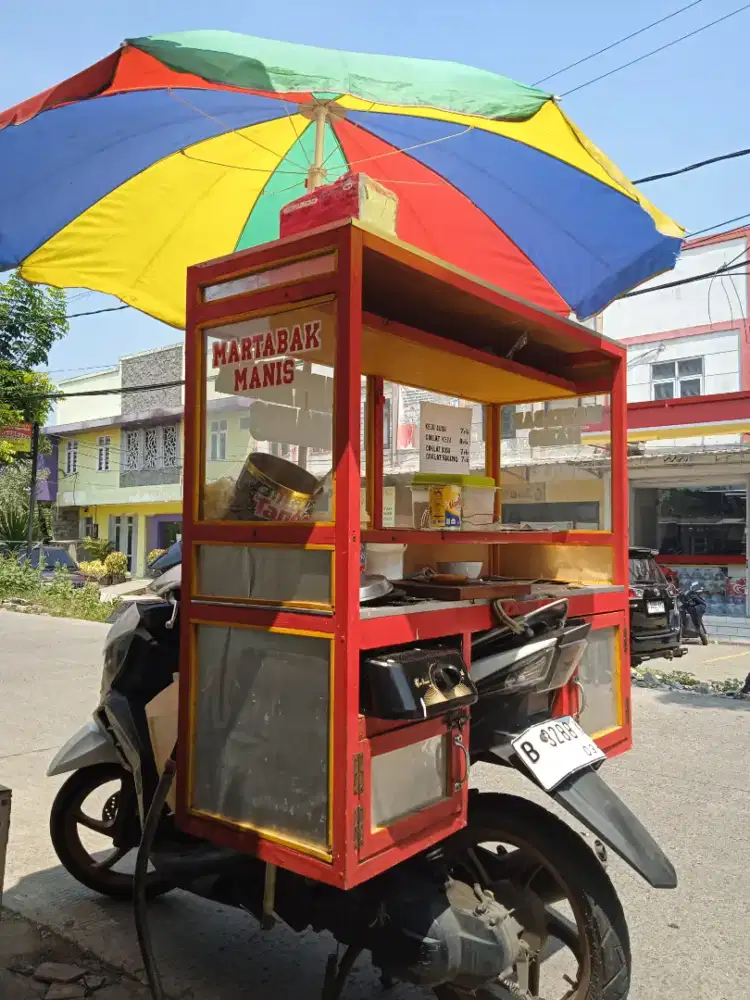 Gerobak motor martabak manis