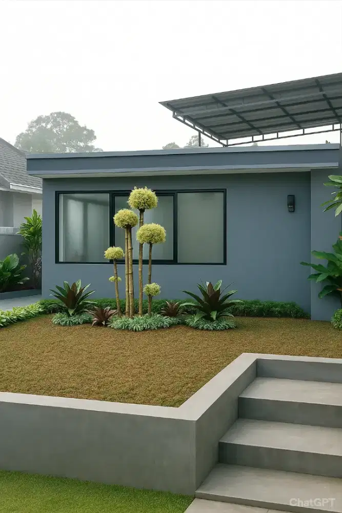 Taman sederhana minimalis 0012