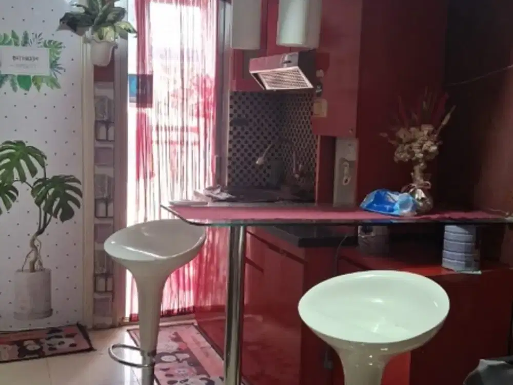 jual Murah apartemen GREEN PALACE view Kolam RENANG KALIBATA 2br SHM nusa lantai 21