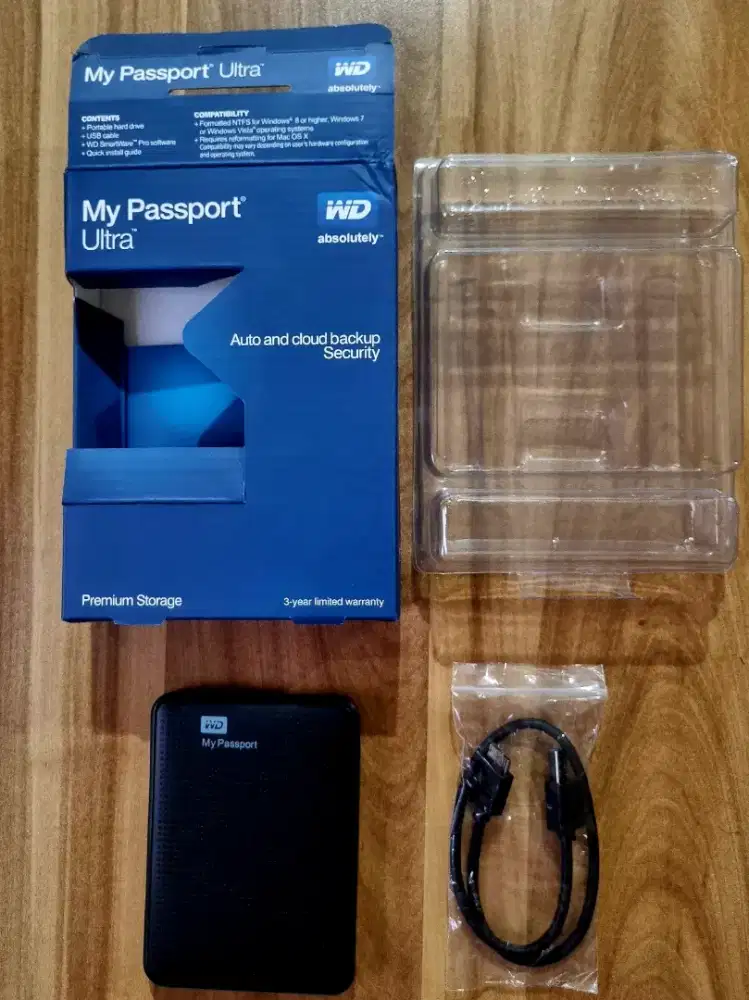 Dijual Harddisk External Eksternal WD My Passport 1TB