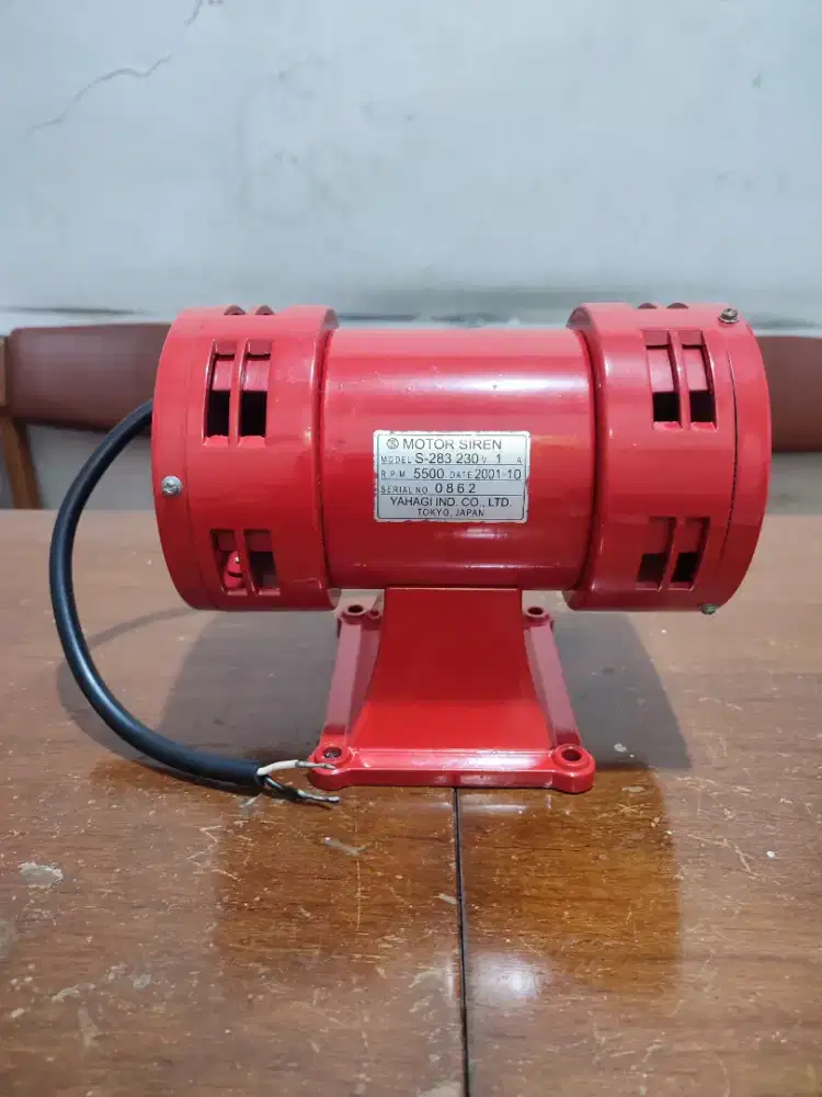 Motor Siren Yahagi S-283 Sirene Emergency Merah