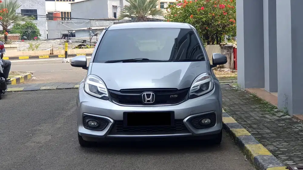 Honda Brio RS 1.2 AT Matic Silver 2016 KM 84rb Record AUTHORIZED