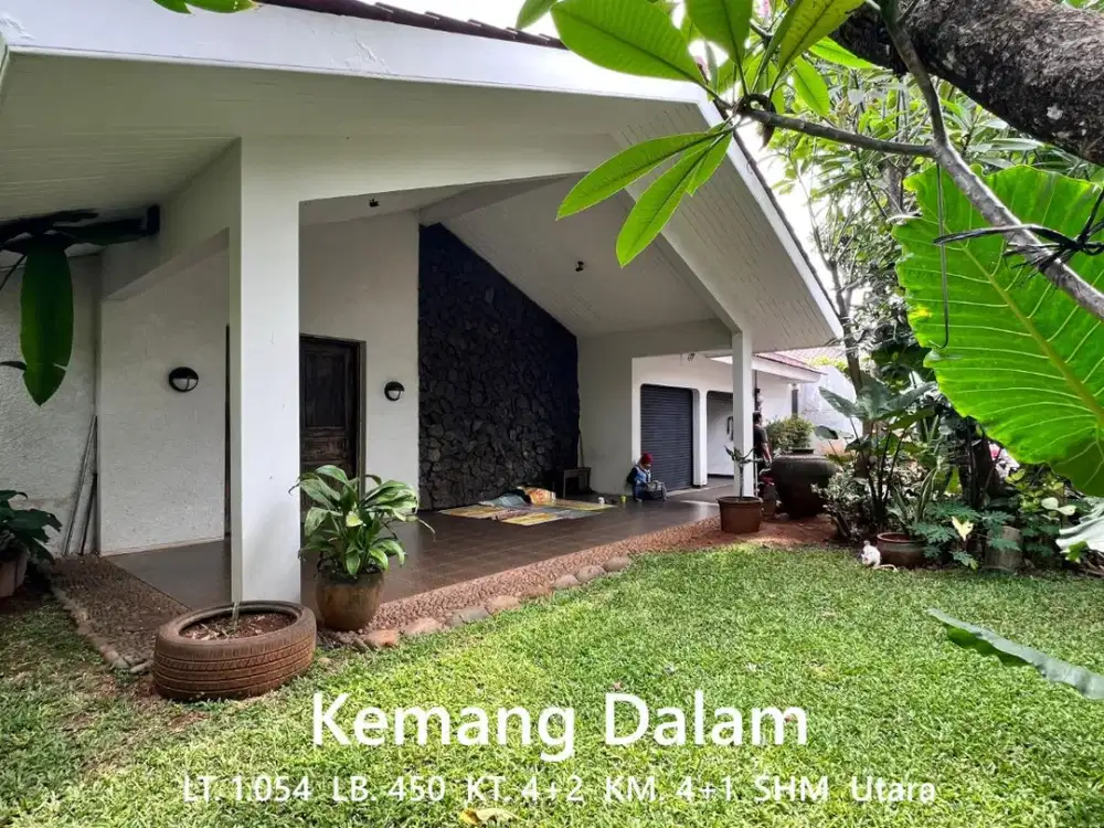 Rumah Asri HITUNG TANAH Jl. Kemang Dalam, Kemang, Jakarta Selatan