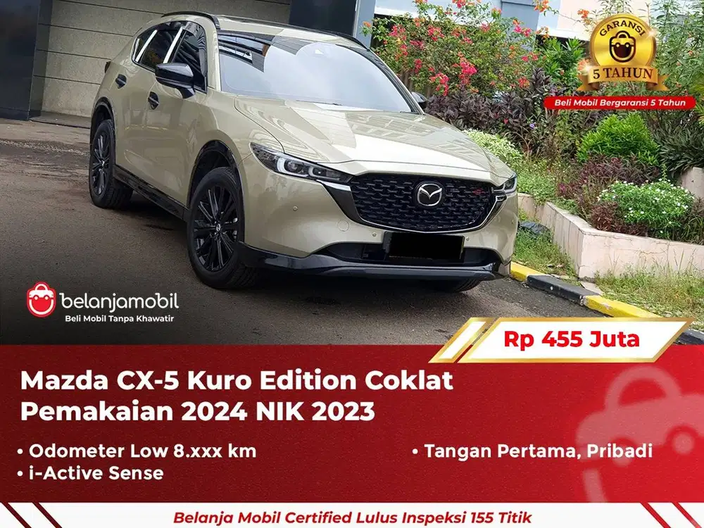 [ GARANSI 5TH ] Mazda CX5 CX-5 CX 5 Kuro Edition NIK 2023/2024