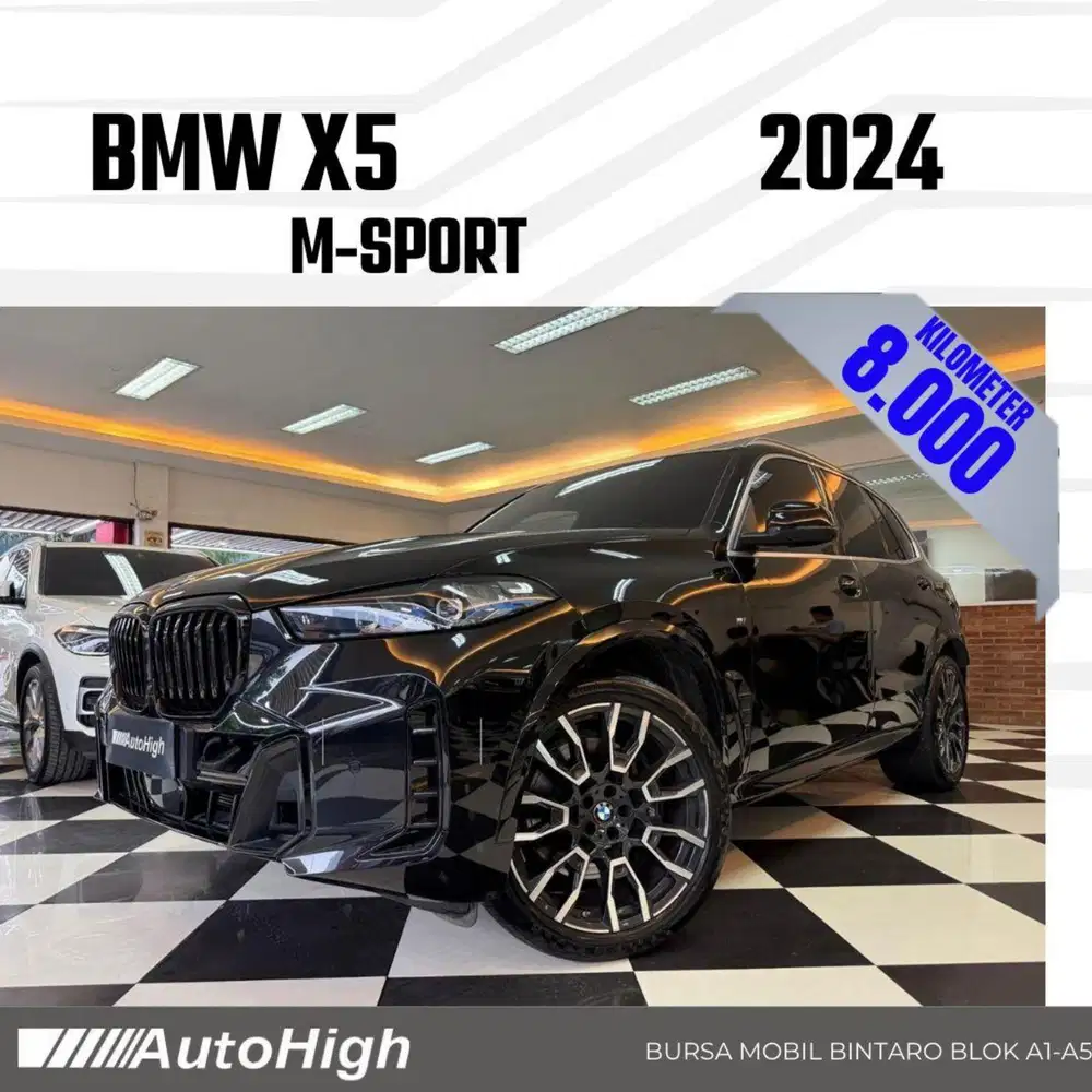 DP10% [Km8.000] X5 M-Sport 2024 Black Reg 2025 #AUTOHIGH