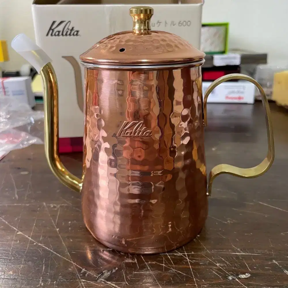 Kalita Teko Pot Kopi Brewing Jepang Tembaga Original