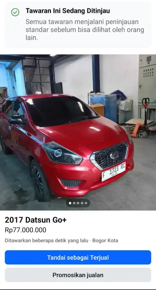 Bantu teman jual mobil bekas