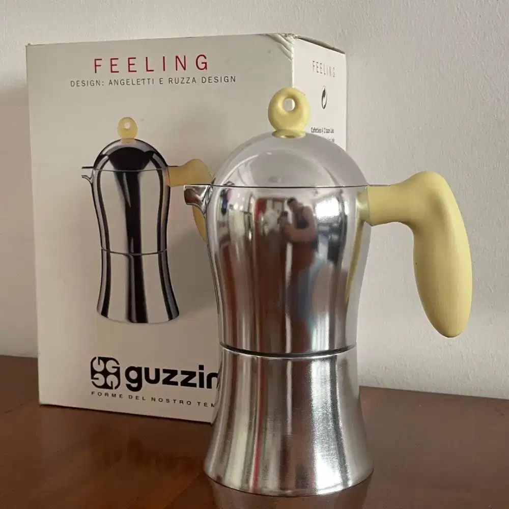Guzzini Moka Pot Aluminium Alat Coffee Kopi