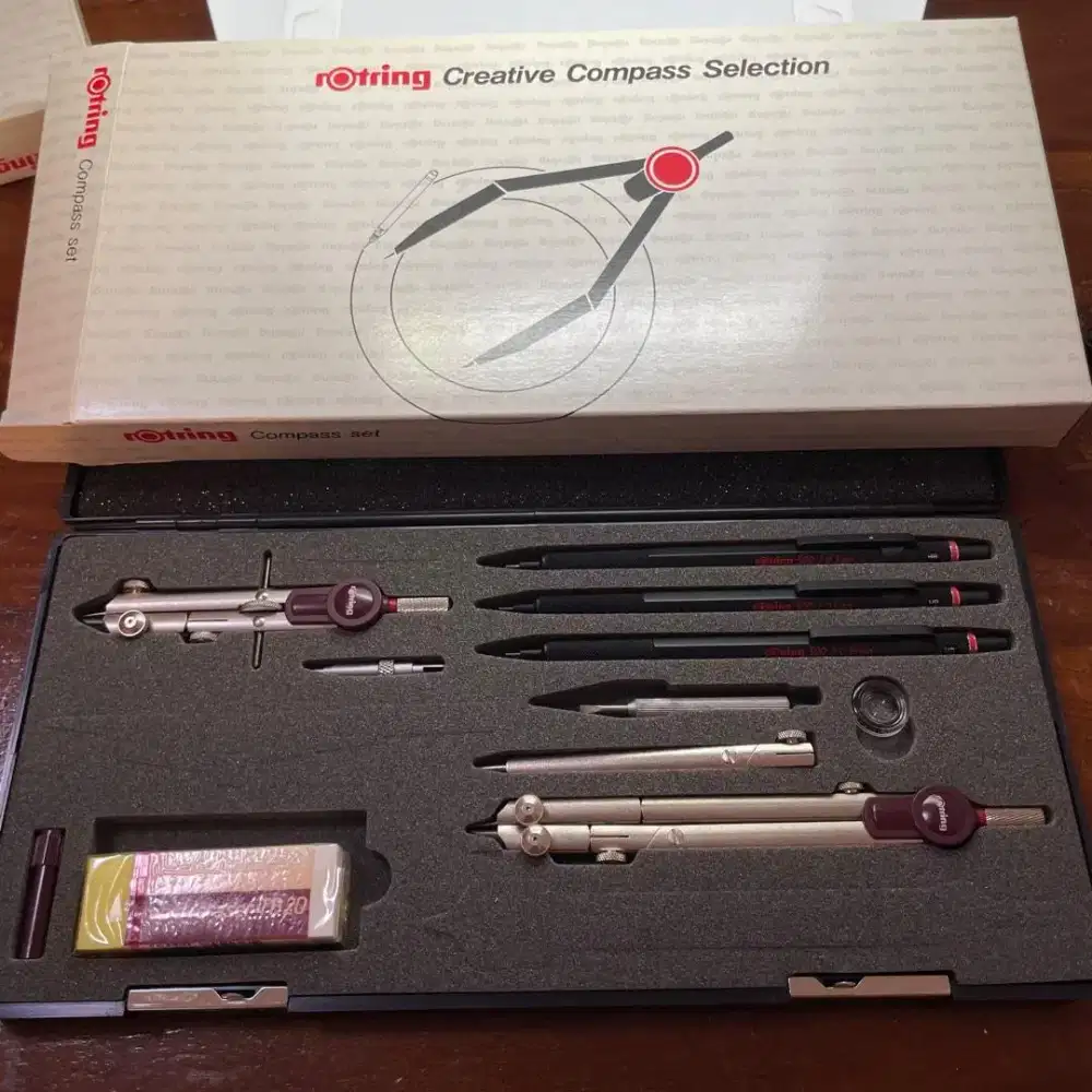 Rotring Compass set Jangka Pensil Set