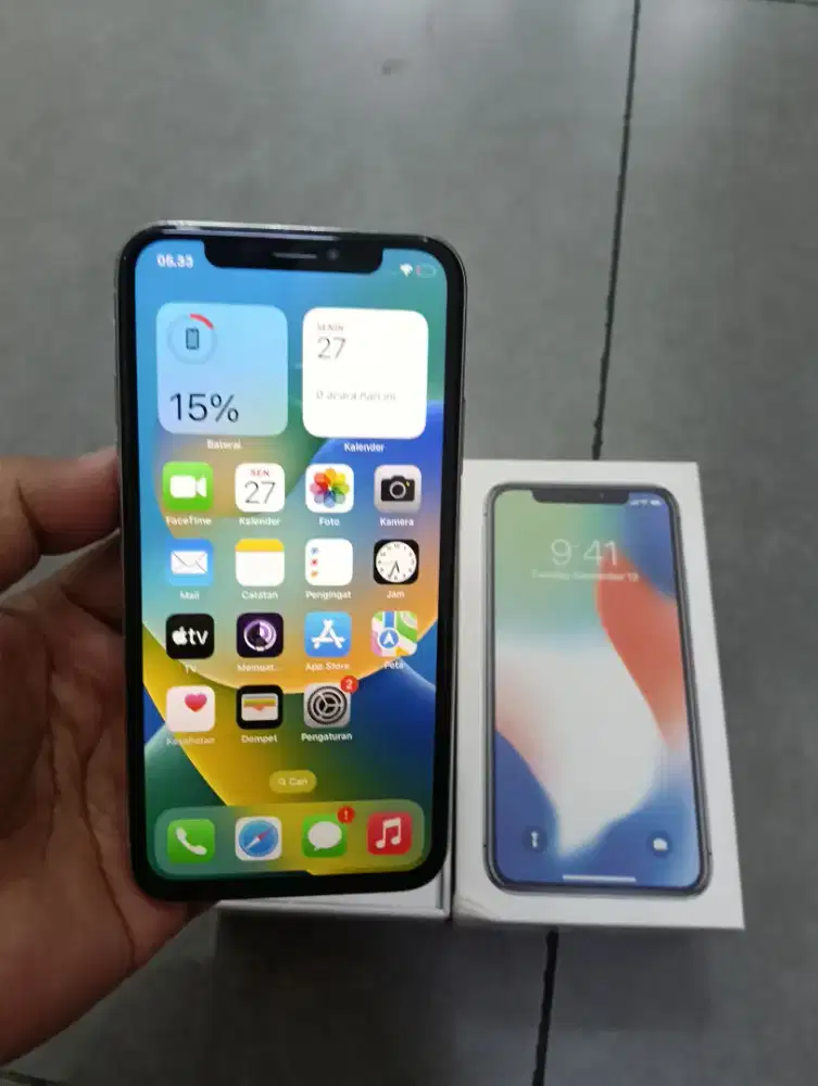 Iphone x 64gb fullset all operator