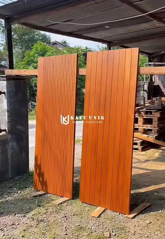 Pintu jati custom