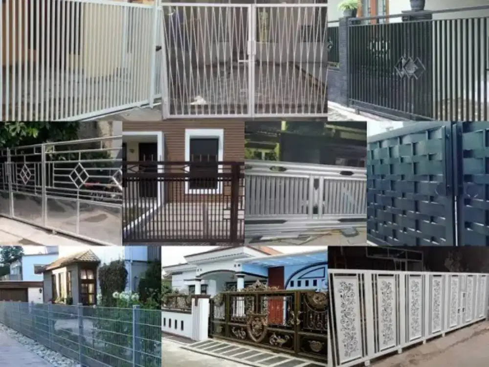 Tukang las aneka pintu pagar dan kanopi