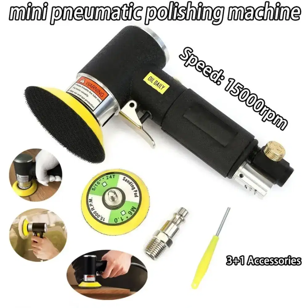 1 dan 3 inchi mesin amplas kayu angin pneumatic