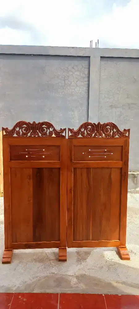 Sketsel slintru lipat kayu jati