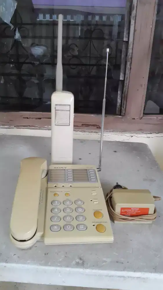 Telpon wireless Sony Japan antik langka