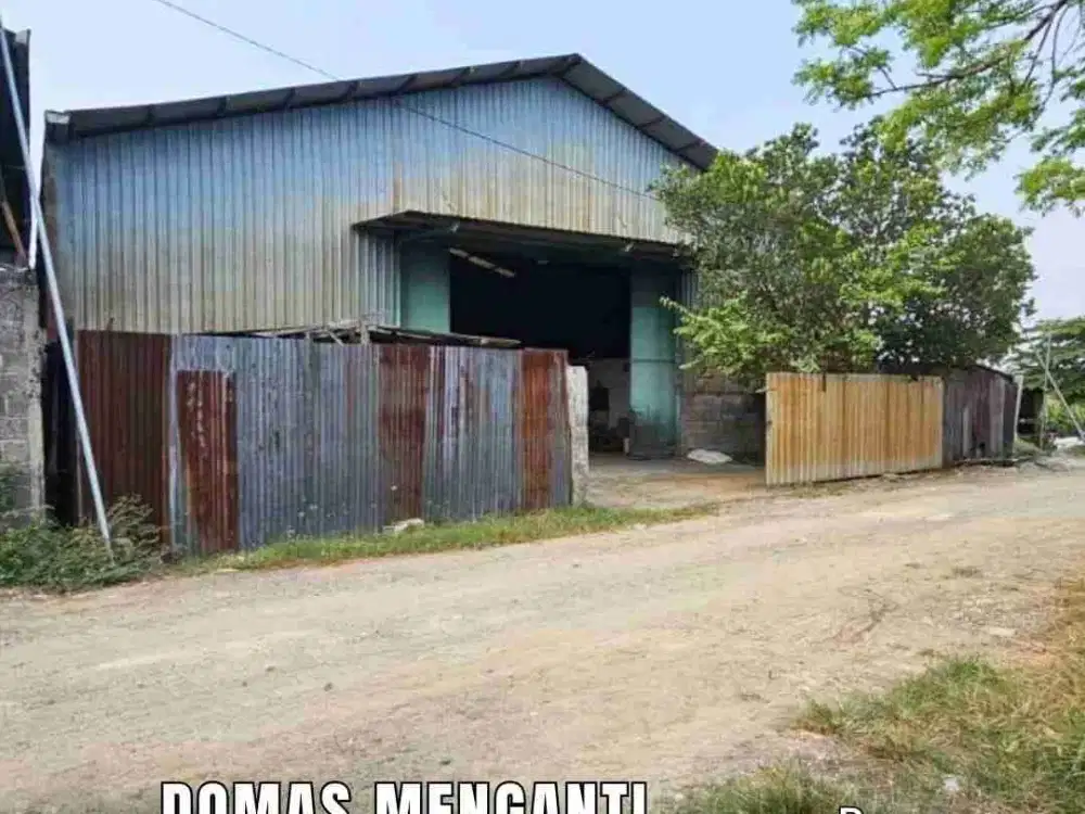 GUDANG MURAH DOMAS MENGANTI GRESIK SIAP HUNI AKSES KONTAINER 40FT