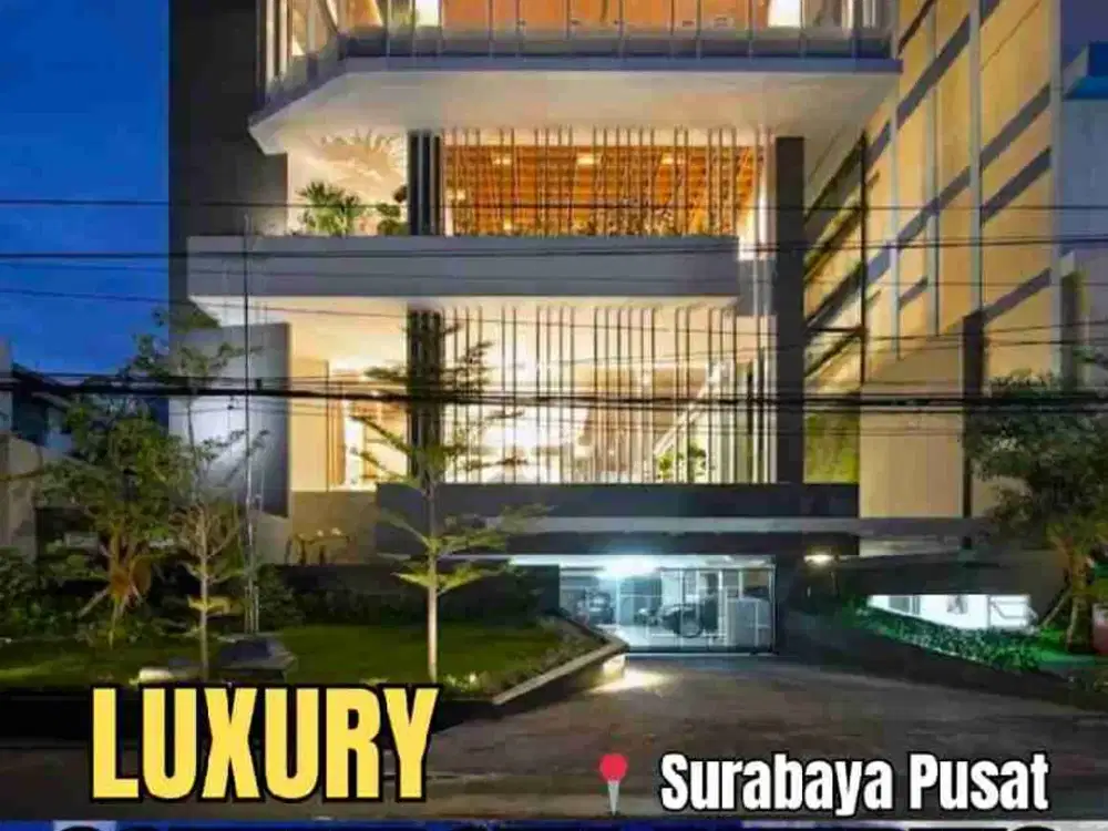 DIJUAL GEDUNG KOMERSIAL SURABAYA PUSAT STRATEGIS 6 LANTAI