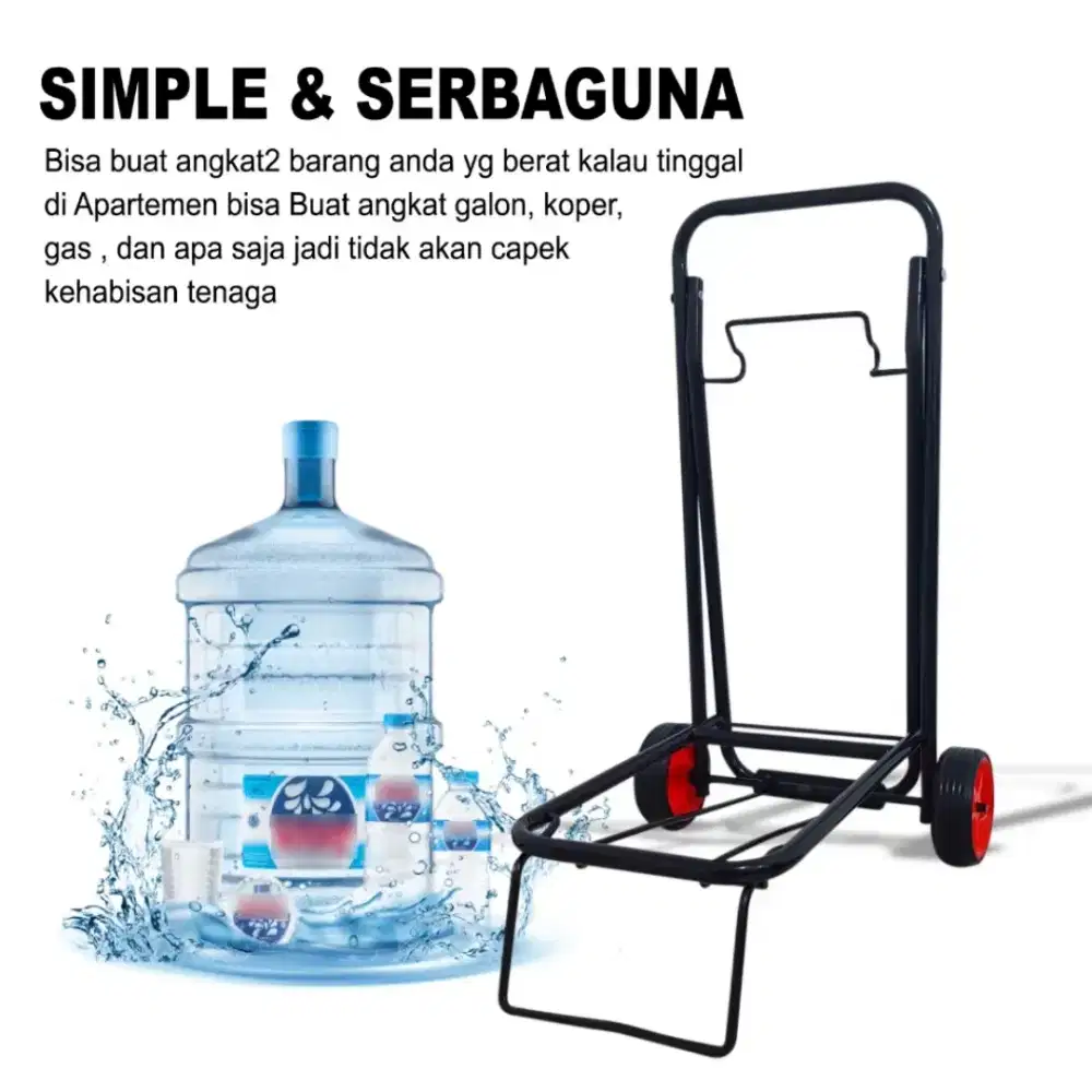 Troli dorong galon trolly