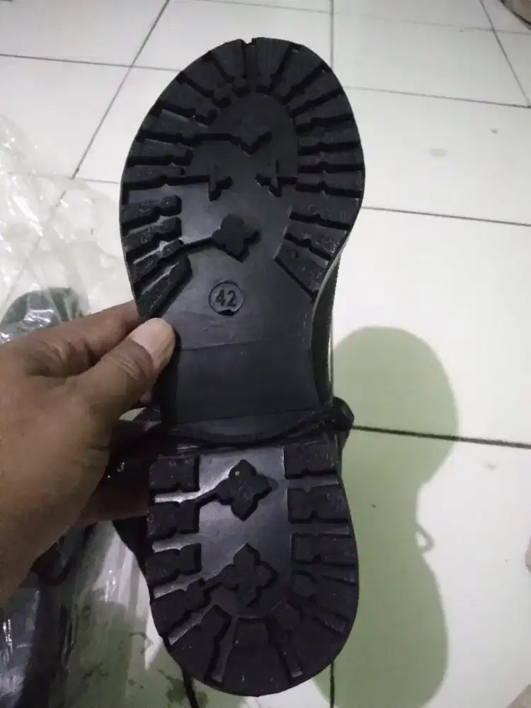 Sepatu PDL TNI kulit jeruk