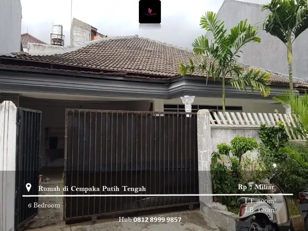 Dijual Rumah di Cempaka Putih Tengah
