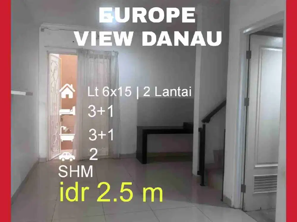 Wilson Rumah View Danau Cluster Europe Green Lake City