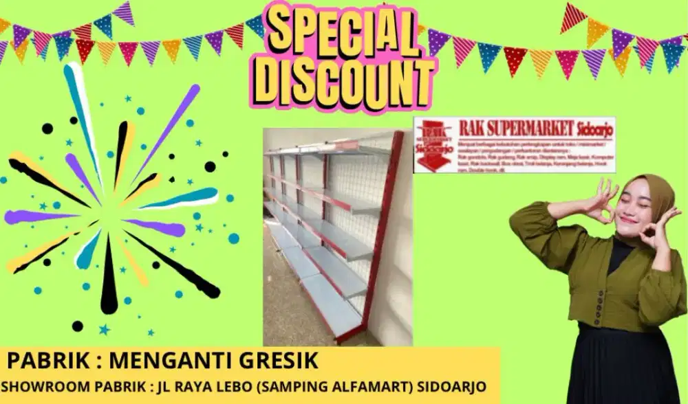 Rak minimarket gondrola singgel UK.180