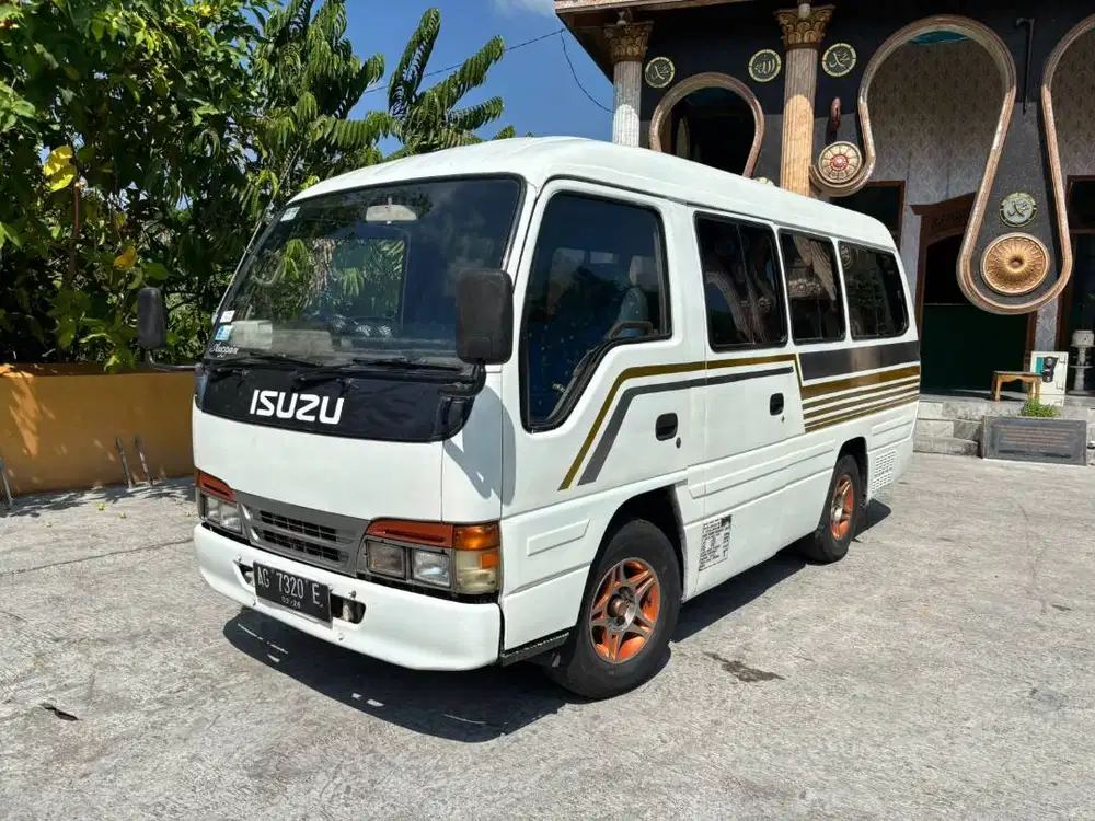 Isuzu Elf 2.8 NHR 55 Minibus 1995 plat ag mujiono mobil bekas sekoto