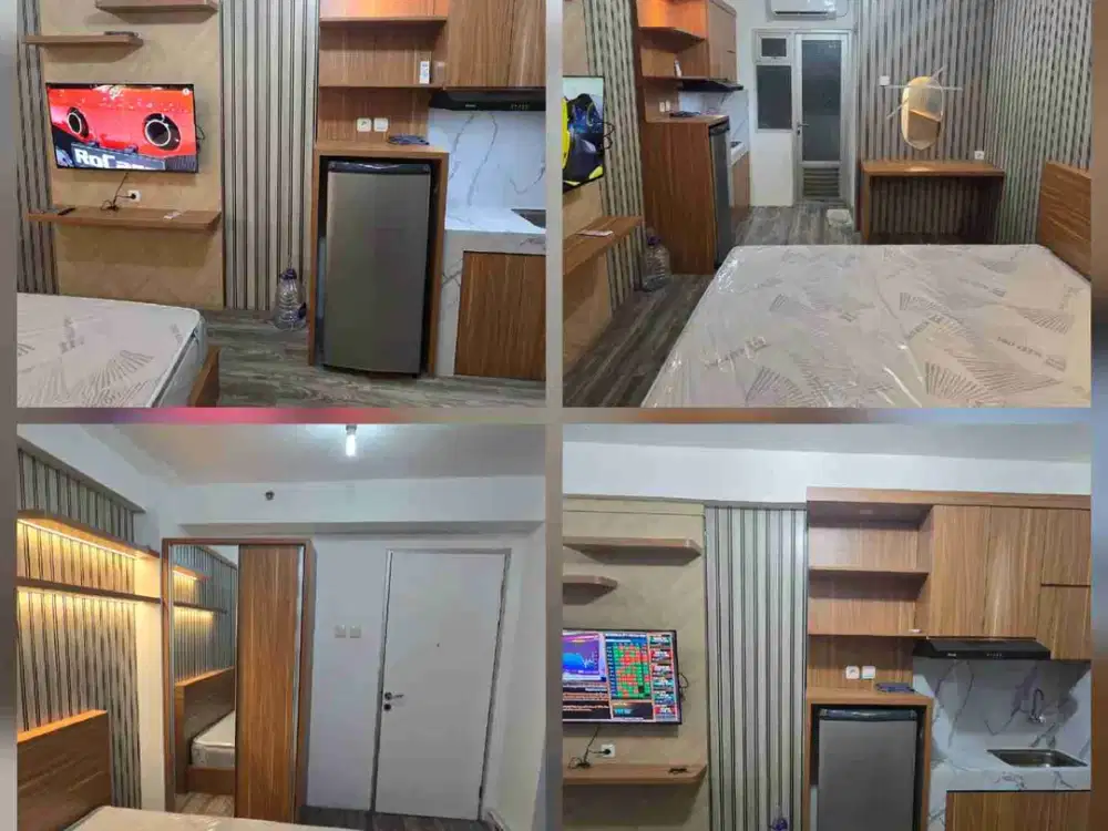 Sewa Murah Gading Nias Emerald Studio furnish hanya 2,4jt per bulan