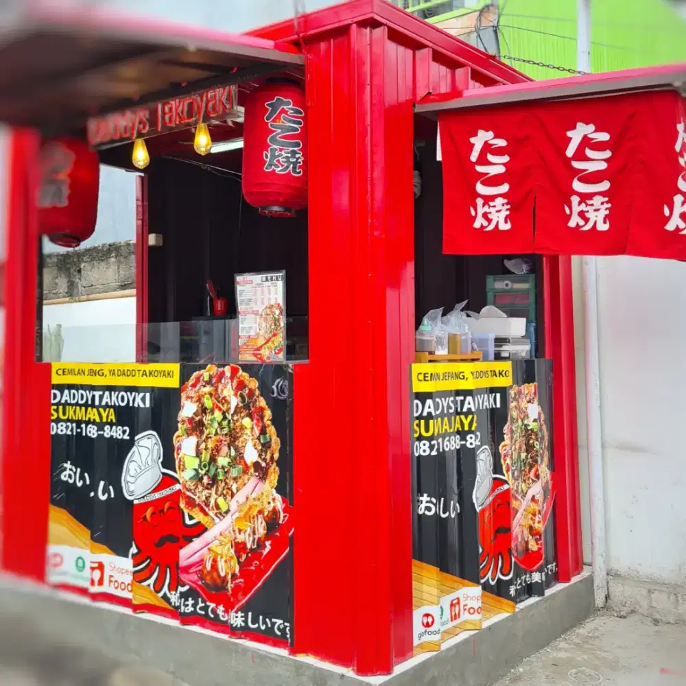 JUAL BOOTH CONTAINER 2 m x 1,5 m KUALITAS RANGKA PREMIUM ANTI KARAT