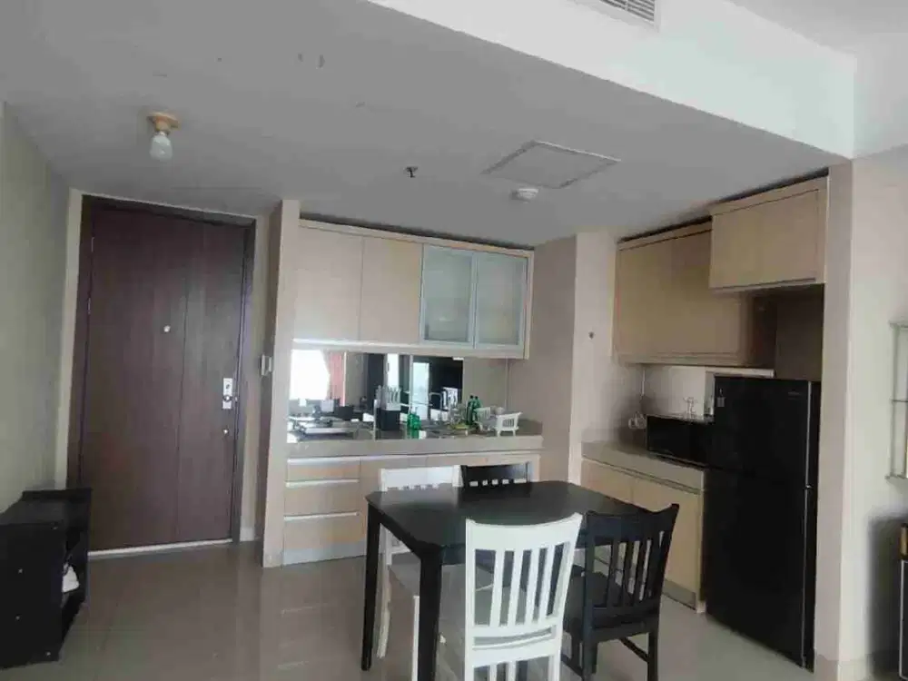 Apartemen U Residence 1, type 1 bedroom dan 1 ruang tamu, view golf, full furnished