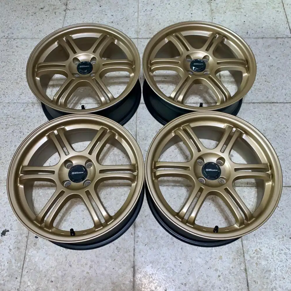 Japan 5zigen Fighter R17 4x100 Velg Original Ori Jepang JDM Ring 17