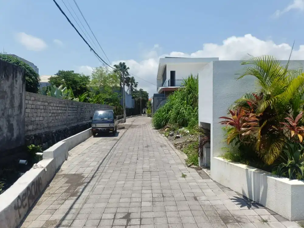 Tanah murah siap bangun di canggu area Villa zona kuning