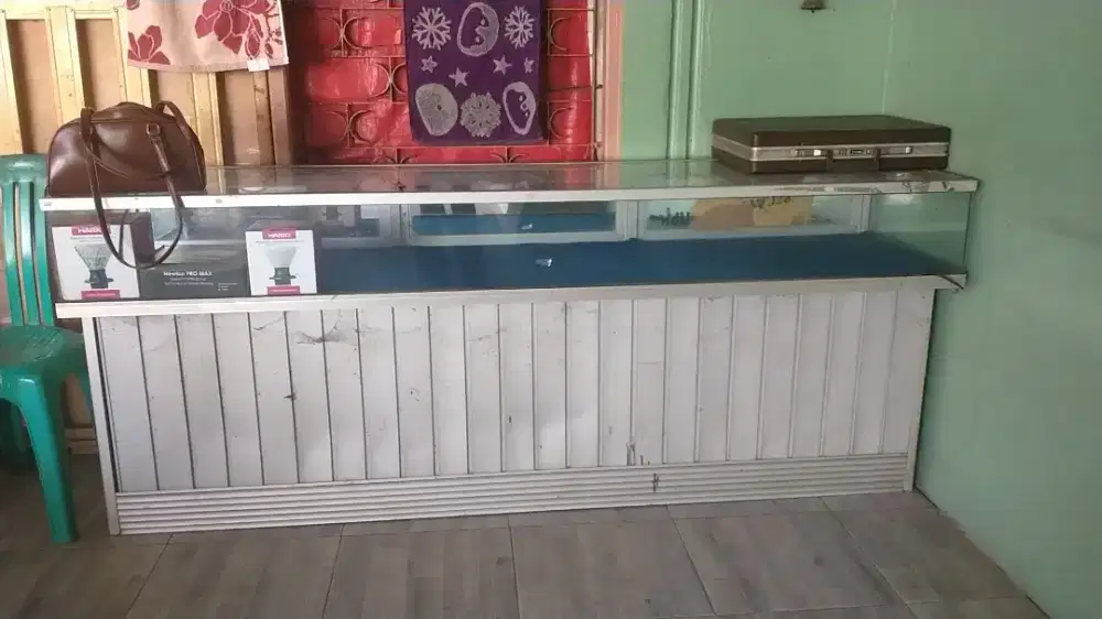 jual cepat yaa bisa nego..meja ponsel aluminium lebar 2 meter