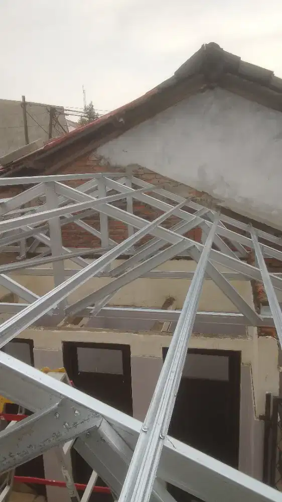 Rangka baja ringan terpasang termurah kuat kokoh