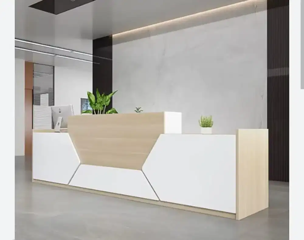 Meja Cashier Modern Custom Meja Kasir Meja Receptionist Meja Outlet