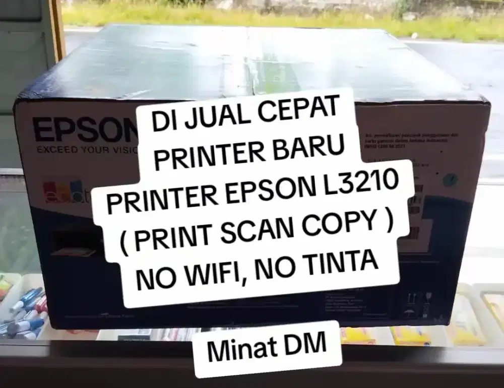 DIJUAL CEPAT PRINTER EPSON L3210 ( BARU / SEGEL )