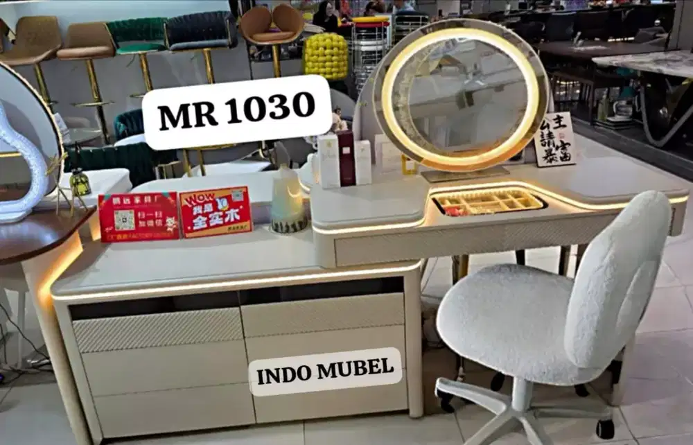 MEJA RIAS IMPORT JUMBO LAMPU LED NER MODERN KEKINIAN