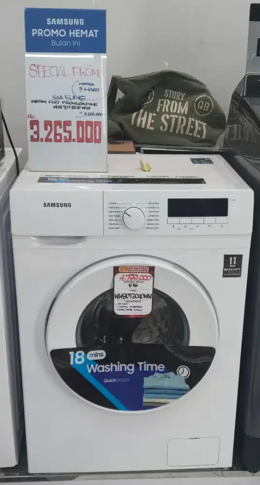 Diskonnya Gede di Mesin Cuci Front Loading Samsung di Atlanta Mataram