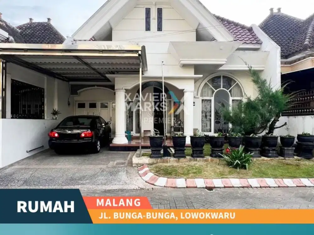 Turun Harga Dijual Rumah Terawat di Bunga-bunga Malang Dekat UB