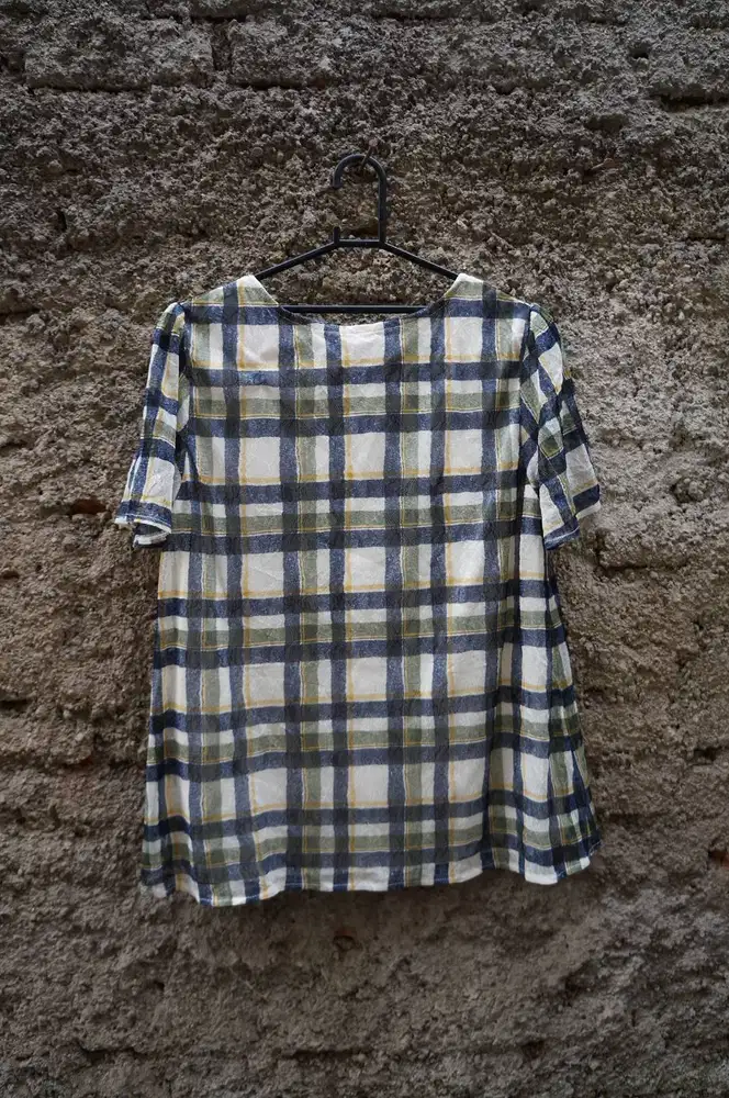 Blouse Wanita | Atasan Brukat Kotak kotak | Baju Wanita