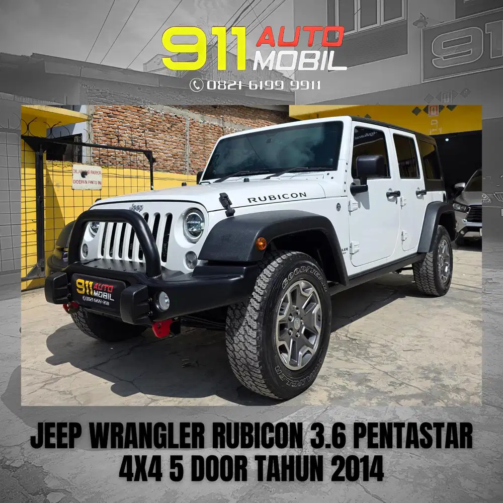 [ ODO 25 RIBU ] JEEP WRANGLER RUBICON 3.6 PENTASTAR 5D 4X4 TAHUN 2014
