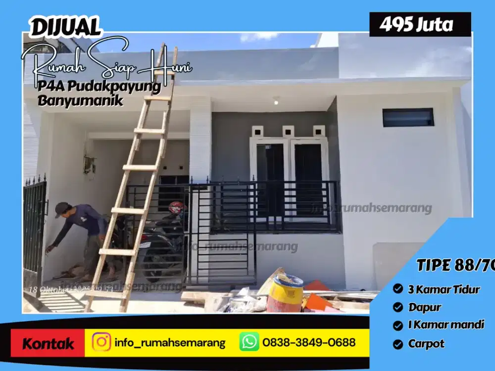 Dijual Cepat! Rumah Siap Huni 1,5 Lantai Dekat Kantor BPKRI Banyumanik – Sertifikat SHM On Hand!