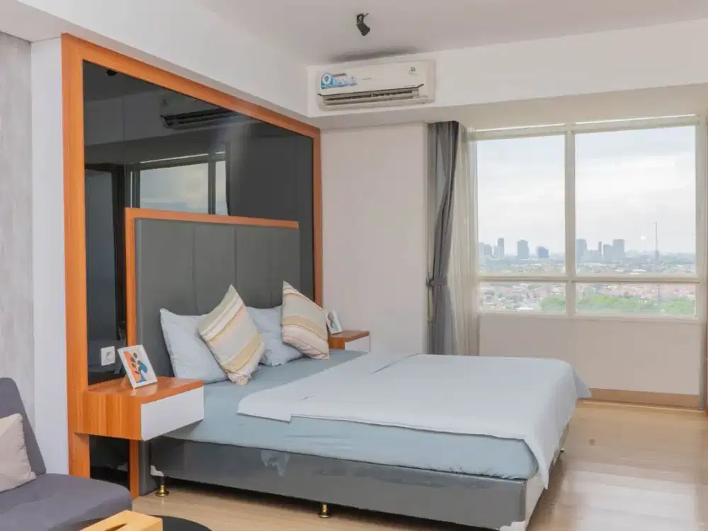 Apartemen Skandinavia Tipe Studio Full Furnished Dapat Disewakan Bulanan dan Tahunan Harga Sudah Termasuk Biaya IPL