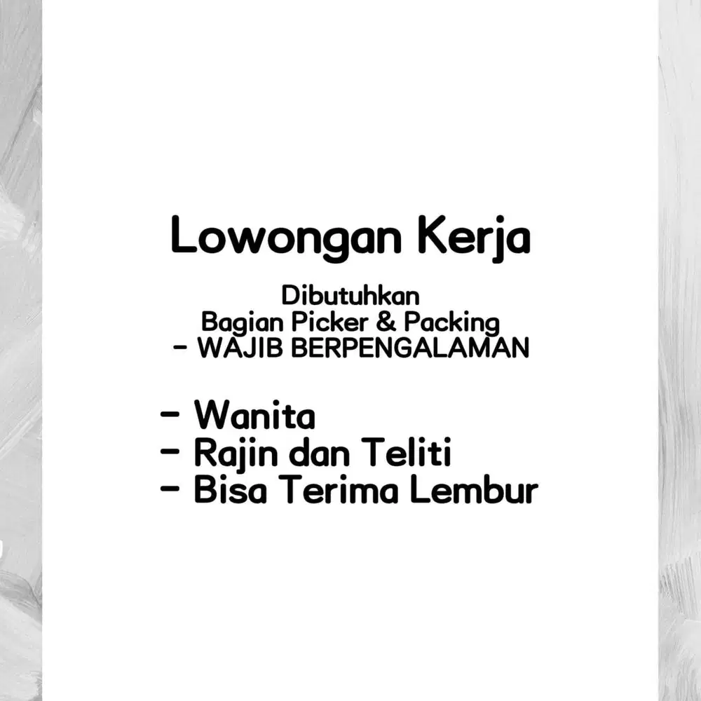 Lowongan Online Cewek